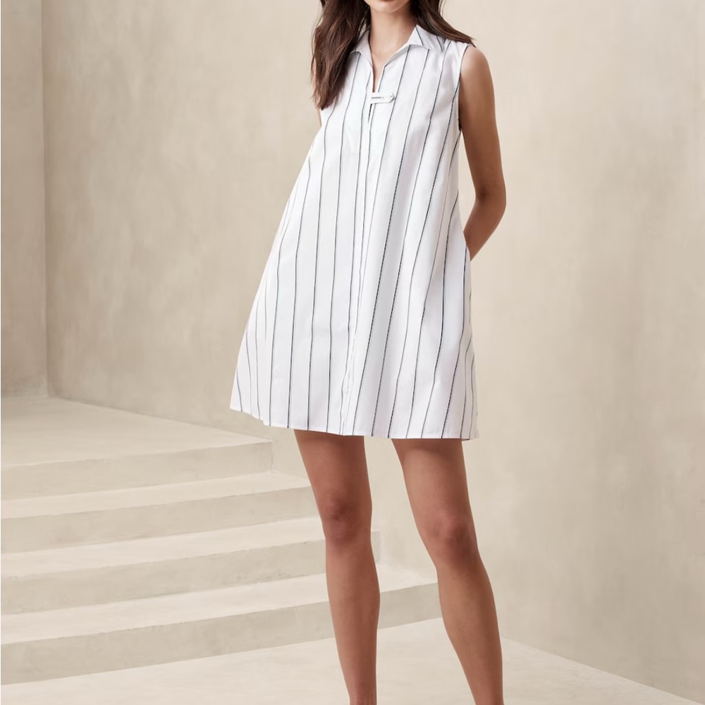Banana Republic Poplin Mini Dress